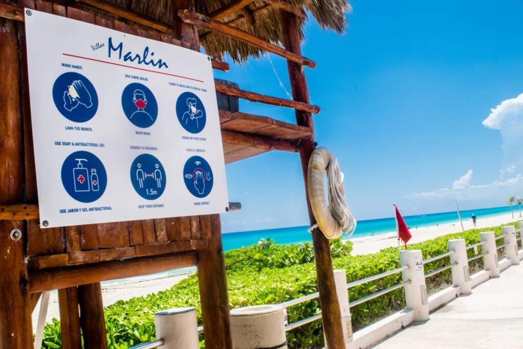 Villas Marlin 108, A Pie De Playa, Albercas, Jacuzi, Ubicacion Inmejorable Κανκούν Εξωτερικό φωτογραφία