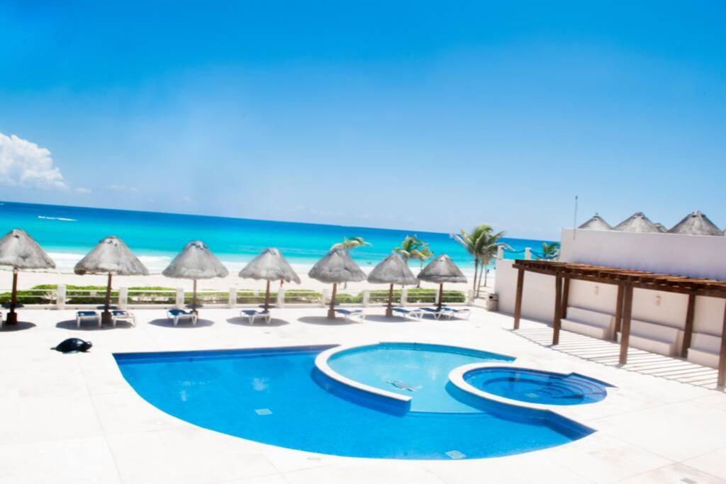 Villas Marlin 108, A Pie De Playa, Albercas, Jacuzi, Ubicacion Inmejorable Κανκούν Εξωτερικό φωτογραφία
