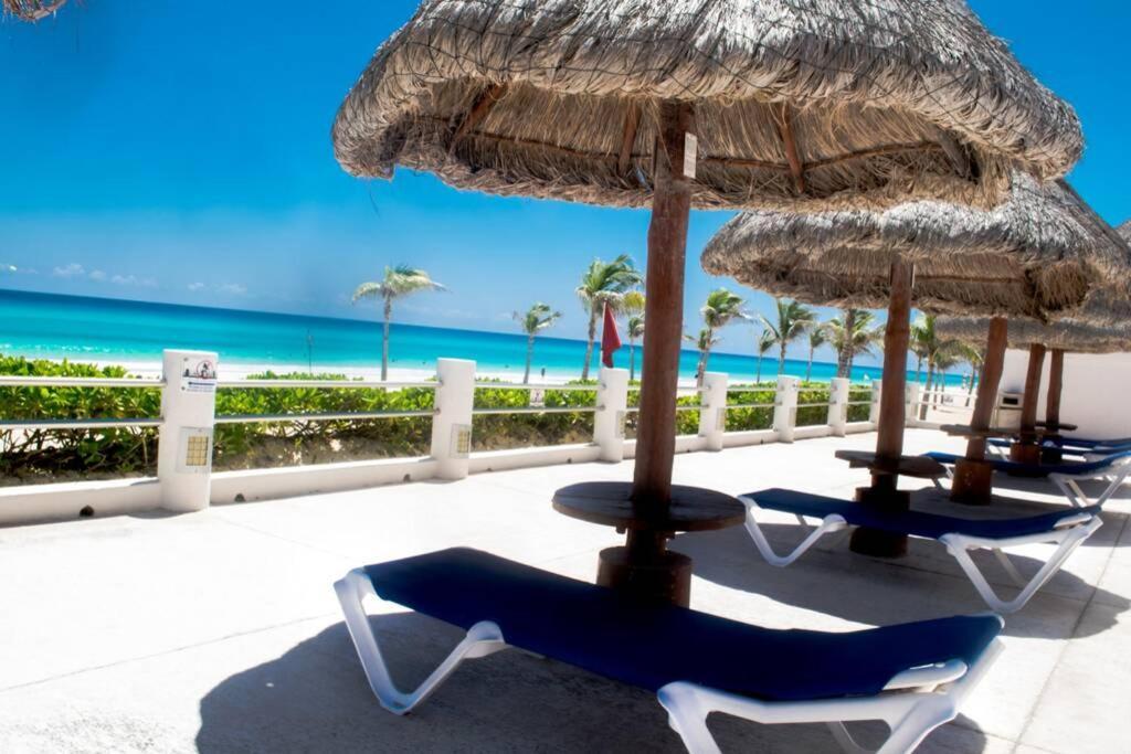 Villas Marlin 108, A Pie De Playa, Albercas, Jacuzi, Ubicacion Inmejorable Κανκούν Εξωτερικό φωτογραφία
