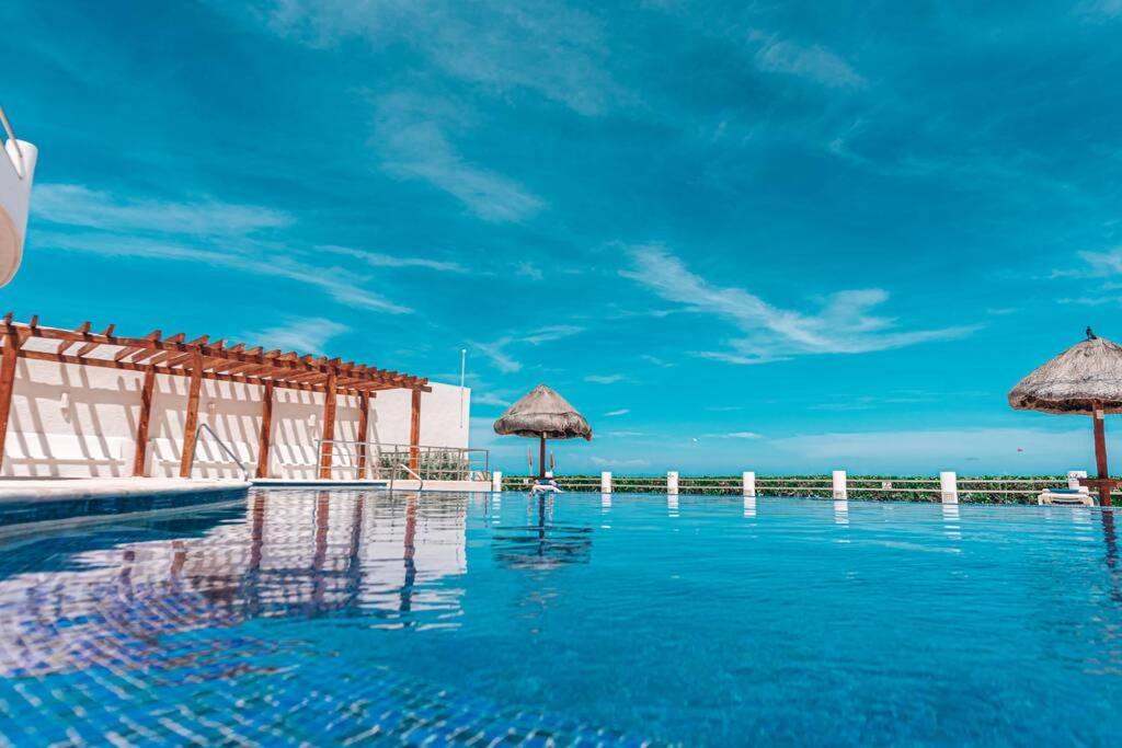 Villas Marlin 108, A Pie De Playa, Albercas, Jacuzi, Ubicacion Inmejorable Κανκούν Εξωτερικό φωτογραφία